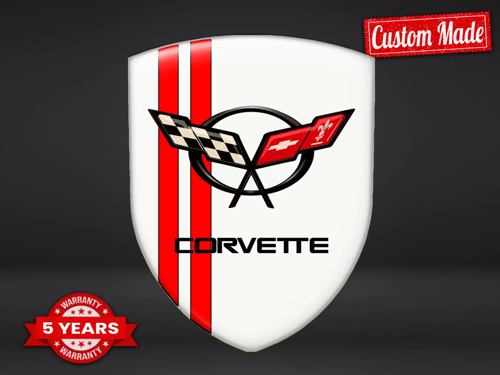 Corvette Custom Car Decals High Quality Customizable Design